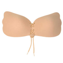 Women Sexy Strapless Instant Breast Lift Invisible Silicone Push Up Bra Unpadded Nylon Nipple Cover #63 BL