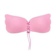 Women Sexy Strapless Instant Breast Lift Invisible Silicone Push Up Bra Unpadded Nylon Nipple Cover #63 BL