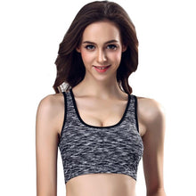 Brassiere Fitness Bras Woman Padded Cotton Solide  Workout Top Cropped Wire Free Push Up Bra Female #63 BL