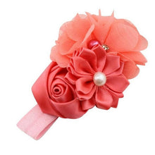 Baby Girl Children Flower Pearl Hair Band Headband Hairband Hair Accessories 7 Colors #425 BL