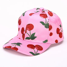 Fruit Print Baseball Cap For Women   Sun Hat HipHop Curved Strapback Snapback Hats Cap Female #63 BL