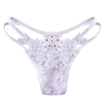 Underwear Women Sexy Lingerie Gauze Low Waist Thongs and G String Lace Panties T-back Transparent Panties #23 BL