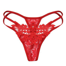 Underwear Women Sexy Lingerie Gauze Low Waist Thongs and G String Lace Panties T-back Transparent Panties #23 BL