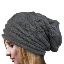 Fasihon Women Beanies Skullies Female Knit Wool Crochet Cap Hip-Hop   Warm Hats Caps Female 6Colors #03 BL