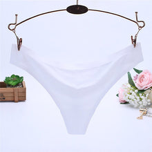 Sexy Women  Invisible Underwear Briefs Ice Silk Seamless Women's Underwear ladies panties Crotch High Quality #33 BL