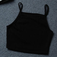 Women Knitwear Sleeveless Tank Top Women Shirt Casual Crop Tops T-Shirt Camis For Women cropped feminino #8 BL
