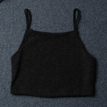 Women Knitwear Sleeveless Tank Top Women Shirt Casual Crop Tops T-Shirt Camis For Women cropped feminino #8 BL