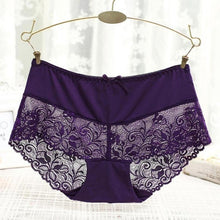 Underwear Women Sexy Lace Transparent Ultra-thin Underwear Women's Panties tangas women sexy 11Colors #421 BL