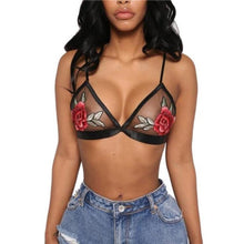 Women Ladies Sexy Lace Embroidery Crop Top Bralette triangle Camis Women Cropped  Tops Female #23 BL
