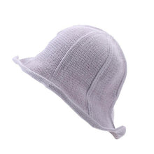sun hat female  sun hats for women large brimmed Knit sun hat folding beach Caps sombreros mujer verano #63 BL