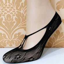 Socks Slippers Ultrathin Fishnet Mesh Elastic invisible Socks Women Shallow Mouth Stealth No Show Socks Ladies #03 BL