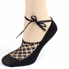 Socks Slippers Ultrathin Fishnet Mesh Elastic invisible Socks Women Shallow Mouth Stealth No Show Socks Ladies #03 BL