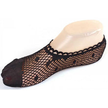 Socks Slippers Ultrathin Fishnet Mesh Elastic invisible Socks Women Shallow Mouth Stealth No Show Socks Ladies #03 BL