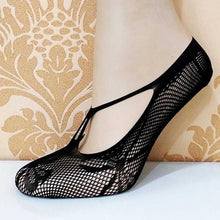 Socks Slippers Ultrathin Fishnet Mesh Elastic invisible Socks Women Shallow Mouth Stealth No Show Socks Ladies #03 BL