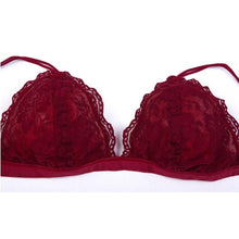 7 Colors Lace Crochet Solid Strap Slim Bralette Camis Crop Top Sexy Vest Beachwear Triangle Bralette Crop Top Mesh lining #1207 BL