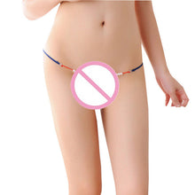 7 Colors  Sexy Women Pearl Beading G-String And Thongs Solid Low Waist Underwear Women bragas mujer #419 BL