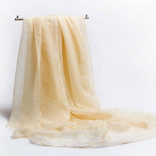 8 Colors   Women Solid Rugulose Soft Imitation silk Long Scarf Sunscreen Square   Shawl Wrap Women BL