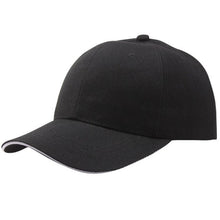 9 Colors Women Baseball Cap   Solid Cotton Snapback Hat Hip-Hop Adjustable Hats Women Men   gorras #03 BL