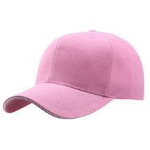 9 Colors Women Baseball Cap   Solid Cotton Snapback Hat Hip-Hop Adjustable Hats Women Men   gorras #03 BL