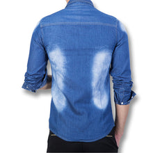 Men Denim Shirts Shirts Men Denim Jeans Casual Slim Fits BL