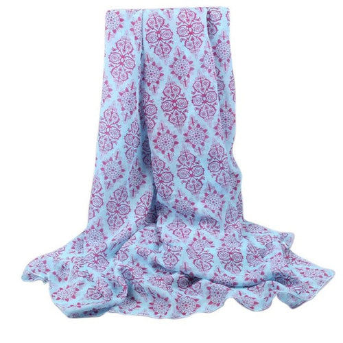 Design Women Print chiffon Scarf Women's big size Scarves And Shawls Foulard Femme YLYL BL