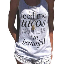 Black White Letter Tanks Tops Women Sleeveless Sexy Tank Tops  Summmer Style Vest T-Shirt Ladies haut femme  #23 BL