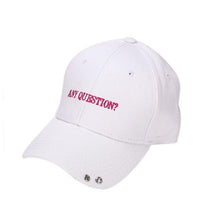 Black White Women Men Peaked Snapback Hat HipHop Letter Curved Strapback Snapback Cap Women gorras mujer    #63 BL