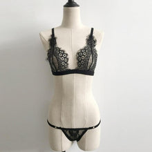 Black/Whtie Sexy Women Lingerie Corset Lace Bandage Crop Top + 1PC G-String Set  Crop Top  Camisole Femme #23 BL