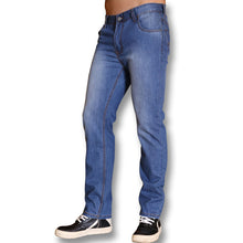 Leisure True Jeans Men Mid Waist Famous Straight Denim Long Trousers Business Designer Jeans Casual Jeans Pant BL