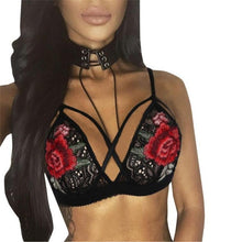 Crop Tops Women Hollow Out Appliques Floral Translucent Sexy Bralette Sheer Lace Tank Tops Women Lace Top Camis Cropped#416 BL