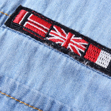 Denim Shirts Men Blue Shirts Short Sleeved Men Designers Men Casual Cotton Shirts BL