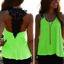 European Style  T shirt Women Tops Tees   Solid Sleeveless Lace Backless T-shirt Woman Clothes Ladies tee shirt femme BL