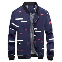 Men Jackets Men Thick Jacquard Slim Fits Plus Size Casual Men Printed Fleece Warm Coats BL