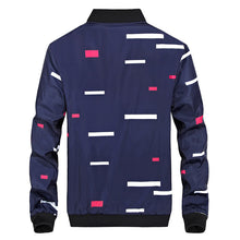 Men Jackets Men Thick Jacquard Slim Fits Plus Size Casual Men Printed Fleece Warm Coats BL