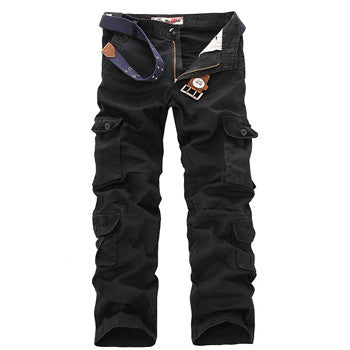 Men's Cargo Pants Warm Sports Baggy Pants Cotton Trousers For Men Camouflage Military Tactical Overalls Hombre BL