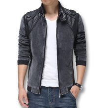 Style Men Jackets Leather Coats Slim Fit Men's Clothing Outwears Men BL