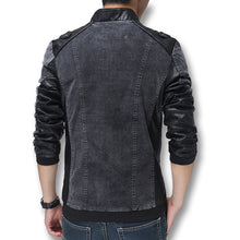 Style Men Jackets Leather Coats Slim Fit Men's Clothing Outwears Men BL