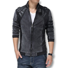 Style Men Jackets Leather Coats Slim Fit Men's Clothing Outwears Men BL