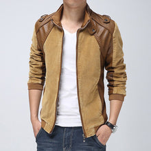 Style Men Jackets Leather Coats Slim Fit Men's Clothing Outwears Men BL