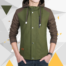 Thick Men Jackets and Coats Men Warm Hooded Outwears Patchwork Zipper Slim Fits Casual Men Overcoats BL