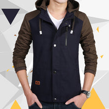 Thick Men Jackets and Coats Men Warm Hooded Outwears Patchwork Zipper Slim Fits Casual Men Overcoats BL