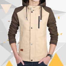Thick Men Jackets and Coats Men Warm Hooded Outwears Patchwork Zipper Slim Fits Casual Men Overcoats BL