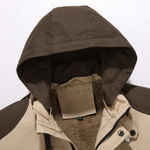 Thick Men Jackets and Coats Men Warm Hooded Outwears Patchwork Zipper Slim Fits Casual Men Overcoats BL