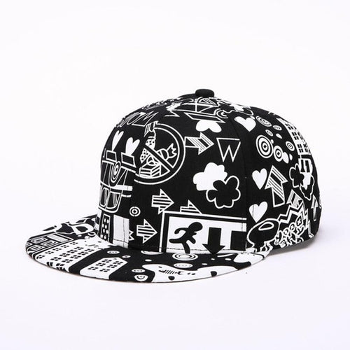 Women Men Snapback Baseball Caps  Print  Women Hip Hop Hat Sun-shade Sun Hat For Men Gorras Beisbol #63 BL