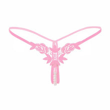 Womens Sexy Underwear Pearls Open Crotch Thongs G Strings Women Briefs Lingeri Panties Knickers Tangas Bragas Female BL