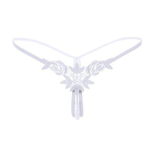 Womens Sexy Underwear Pearls Open Crotch Thongs G Strings Women Briefs Lingeri Panties Knickers Tangas Bragas Female BL