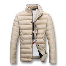 Classic Men's Down Coat Wear Men's Coat Thick Warm Down Jacket Men Stand Collar Coats Jackets BL