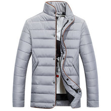 Classic Men's Down Coat Wear Men's Coat Thick Warm Down Jacket Men Stand Collar Coats Jackets BL