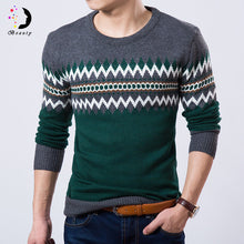 Men Famous Sweater Casual Man Slim Fit Wool Knitted O-Neck Sweater Pullovers BL