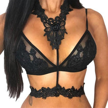 Hlater Neck Black/Pink Crop Tops Women Sexy Floral Lace Sheer Crochet Ladies Tops Seamless Bralette Camisole Female #23 BL